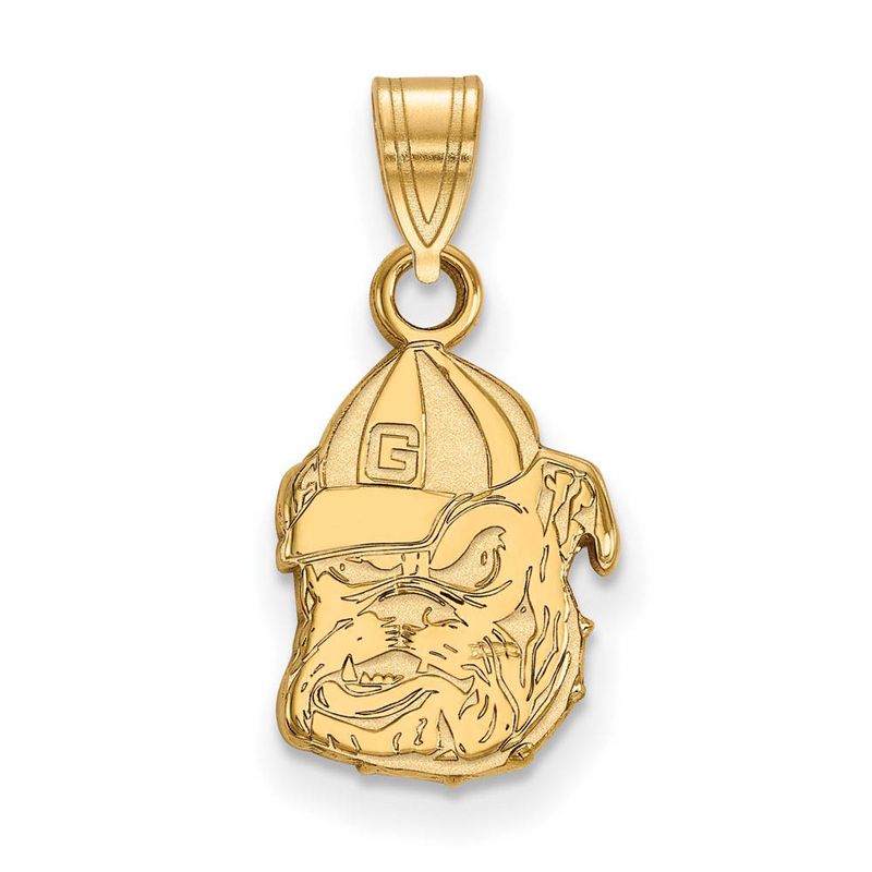 10k Yellow Gold U. Of Georgia Small Mascot Pendant